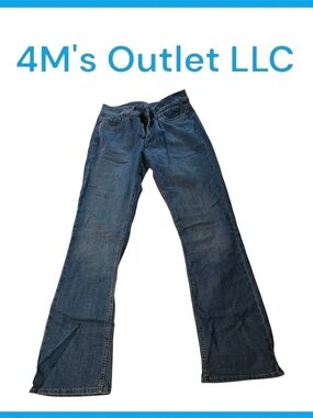 Riders by Lee Dark Blue Wide-Leg Flare Jeans